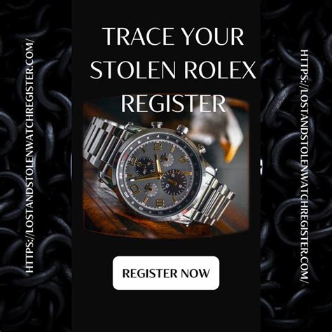 rolex stolen watch registry|rolex model number lookup.